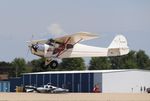 N322MV @ KOSH - Auster Arrow J2 - by Mark Pasqualino