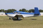 N6966U @ KOSH - Mooney M20E - by Mark Pasqualino