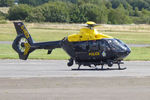 G-HEOI @ EGFH - Visiting NPAS helicopter. - by Roger Winser