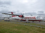 F-WWEG @ EGLF - 2008 ATR 72-200 Kingfisher F-WWEG (VT-KAT) FIA - by PhilR