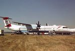 OE-LGJ @ EGLF - 2005 Austrian Arrows Bombardier-8-400 OE-LGJ FIA - by PhilR