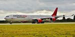9H-NHS @ EGHH - Lining up to depart runway 08 - by John Coates