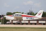 N7218J @ KOSH - Piper PA-28-140 - by Mark Pasqualino