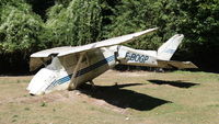 F-BOGP - Crashed in the wallaby enclosure of the Cerza Zoologocal Park in Normandy, France. - by G. Crisp