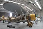 G-CBLS @ EGSU - MM6976 (G-CBLS) 1941 Fiat CR.42 Falco IWM Duxford