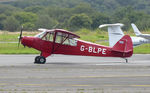 G-BLPE @ EGFH - Visiting Super Cub. - by Roger Winser