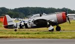 G-THUN @ EGHH - Taxiing out to display - by John Coates