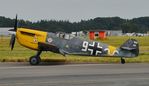 G-AWHH @ EGHH - Returning from display - by John Coates