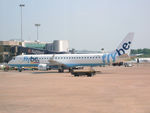 G-FBEJ @ EGCC - Flybe 2007 Embraer EMJ-190 200LR G-FBEJ MAN - by PhilR