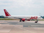 G-LSAD @ EGCC - Jet2 1989 Boeing 757-200 G-LSAD MAN - by PhilR