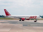 G-LSAD @ EGCC - Jet2 1989 Boeing 757-200 G-LSAD MAN - by PhilR