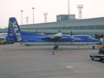 OO-VLL @ EGCC - VLM 1989 Fokker 50 OO-VLL MAN - by PhilR