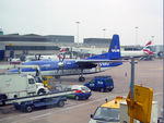 OO-VLM @ EGCC - VLM 1988 Fokker 50 OO-VLM MAN - by PhilR
