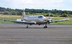 G-OJFA @ EGFH - Visiting PC-12. - by Roger Winser