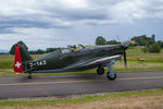 HB-RCF @ LSGE - Just landed at RIO Ecuvillens. Now in its original Swiss Airforce livery. - by sparrow9