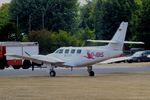 D-IBIS @ EDKB - Cessna T303 Crusader at Bonn-Hangelar airfield during the Grumman Fly-in 2022