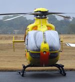 D-HOFF @ EDKB - Eurocopter EC135P2+ 'Christoph 8' EMS-helicopter of ADAC Luftrettung at Bonn-Hangelar airfield during the Grumman Fly-in 2022