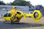 D-HSAN @ EDKB - Eurocopter EC135P2 EMS-helicopter of ADAC Luftrettung at Bonn-Hangelar airfield during the Grumman Fly-in 2022