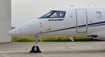 M-ALCB @ EGHH - Close up at BAS - by John Coates