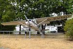 D-EVMO - Cessna (Reims) F152 displayed at the aviation school / restaurant at Bonn-Hangelar airfield