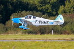 F-PHME @ LFRB - Nicollier HN-700 Menestrel II, On final rwy 25L, Brest-Bretagne Airport (LFRB-BES) - by Yves-Q