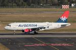 YU-APB @ EDDL - With 95 years of flying sticker. - by Koala