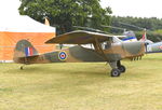 G-AHGW @ EGHP - Taylorcraft Auster 1 at Popham. Ex LB375 - by moxy
