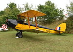 G-FCTK @ EGHP - De Havilland Canada DH-82C Tiger Moth at Popham. Ex CF-CTK