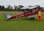 G-ACDA @ EGHP - De Havilland DH-82A Tiger Moth at Popham.