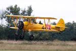 N43YP @ EGHP - N43YP (42-17855) 1942 Boeing-Stearman E75 Kaydet LAA Rally Popham - by PhilR