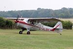 G-ALBK @ EGHP - G-ALBK 1944 Auster J5 Alpha LAA Rally Popham - by PhilR