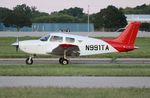 N991TA @ KOSH - Piper PA-28-181 - by Mark Pasqualino