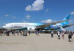 N861BC @ KOSH - Boeing 777-212/ER - by Mark Pasqualino