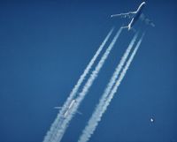 G-CIVM @ EBBR - Heading home over Belgium with someone following its lead.... - by Joannes Van mierlo