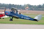 G-ANRF @ EGSU - G-ANRF 1941 DH82A Tiger Moth BoB Display Duxford - by PhilR