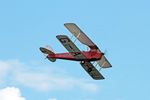 G-APLU @ EGSU - G-APLU 1941 DH82A Tiger Moth BoB Display Duxford - by PhilR