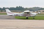 G-BKIJ @ EGSU - G-BKIJ 1972 Reims Cessna F172M Skyhawk BoB Display Duxford - by PhilR