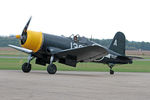 G-FGID @ EGSU - KD345 (G-FGID) 1945 Goodyear FG-1D Corsair FAA BoB Display Duxford - by PhilR