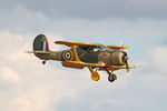 N18V @ EGSU - N18V 1944 Beech D-17S Staggerwing BoB Display Duxford