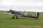 X4650 @ EGSU - X4650 (G-CGUK) VS 1940 Spitfire la BoB Display Duxford - by PhilR