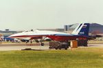 595 WHITE @ EGDM - At Boscombe Down, scanned from print. - by kenvidkid