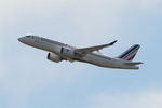 F-HZUF @ LFPG - Airbus A220-300, Climbing from rwy 08L, Roissy Charles De Gaulle airport (LFPG-CDG) - by Yves-Q