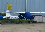G-SAMZ @ EGSX - Parked and covered at North Weald, Essex - by Chris Holtby