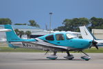 N301GK @ KFMY - Cirrus SR-22 parked on the Base Ops ramp at Page Field - by Donten Photography