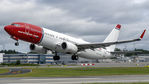 LN-NIG @ ENBR - Takeoff rwy. 35.