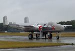N6123C @ EBBL - North American B-25J Mitchell at the 2022 Sanicole Spottersday at Kleine Brogel air base - by Ingo Warnecke