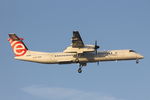 SP-EQH @ LMML - De Havilland Canada DHC-8 SP-EQH LOT Polish Airlines - by Raymond Zammit