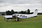 G-HDEW @ EGBP - G-HDEW at Cotswold Airport.