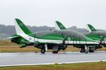 8805 @ EBBL - BAe Hawk 65A of the Royal Saudi Air Force aerobatic team Saudi Hawks at the 2022 Sanicole Spottersday at Kleine Brogel air base - by Ingo Warnecke