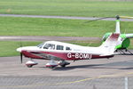 G-BOMU @ EGBJ - G-BOMU at Gloucestershire Airport.
